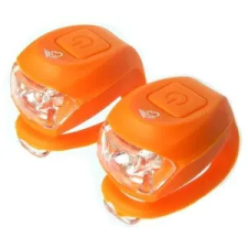 Velotech 2LED elemes villogó szett - narancs kerékpár lámpa