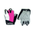 Velotech ujjatlan kerékpáros kesztyű, pink-fehér, L/XL-es méret