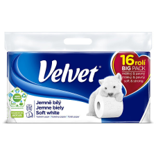 VELVET Jemně bílý (16 ks) higiéniai papíráru