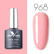 Venalisa One Step gél lakk rózsaszín 968 lakk zselé