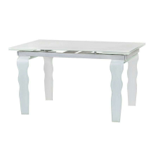 VENDOME OPTI WHITE üvegasztal fehér - 200/300 bútor