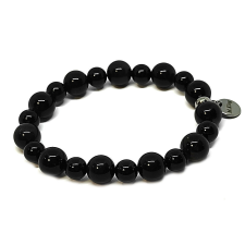  Venice Maze – Obszidián ásvány karkötő dobozban karkötő