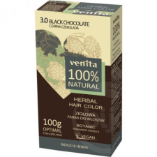  Venita 100% natural gyógynövényes hajfesték 3.0 fekete csokoládé 100 g hajfesték, színező