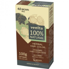  Venita 100% natural gyógynövényes hajfesték 4.0 barna 100 g hajfesték, színező