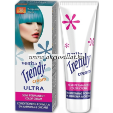 Venita Trendy Ultra Cream 38 Turquoise Wave hajszínező krém 75ml + 2x15ml hajfesték, színező
