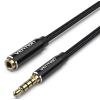  Vention 3.5mm jack/M -> 3.5mm/F , (hosszabbító,audio,fekete),10m, kábel