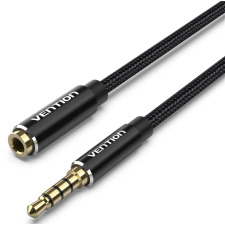Vention 3.5mm jack/M -> 3.5mm/F , (hosszabbító,audio,fekete), 8m, kábel kábel és adapter
