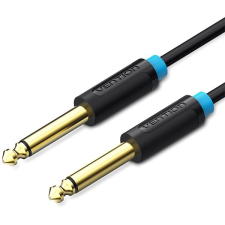 Vention 6.3mm Jack Male to Male Audio Cable 0.5m Black kábel és adapter