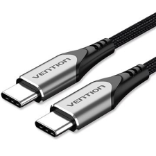 Vention C típusú (USB-C) 2.0 (M) - USB-C (M) kábel 1,5 M szürke alumíniumötvözet típus kábel és adapter