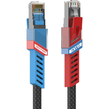Vention Cat8 SFTP Gaming Ethernet Patch Cable 1 m fekete (IKJBF) kábel és adapter