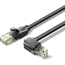 Vention Cat.6 UTP Downward Right Angle Ethernet Patch Cable 10M Black kábel és adapter