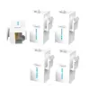 Vention Cat.6 UTP Keystone Jack Coupler 5 Pack White