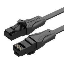 Vention Cat.6 UTP lapos hálózati kábel 0,75m fekete (IBABE) (IBABE) kábel és adapter