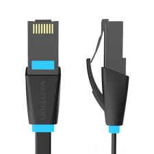 Vention Cat.6 UTP lapos hálózati kábel 1m fekete (IBJBF) (IBJBF) kábel és adapter