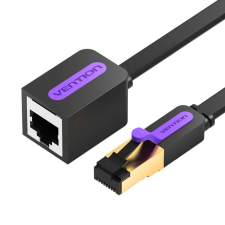 Vention Cat.7 lapos hálózati kábel 5m fekete (ICBBJ) (ICBBJ) kábel és adapter