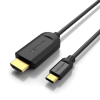 Vention CGUBH video átalakító kábel 2 M USB C-típus HDMI Fekete (CGUBH)