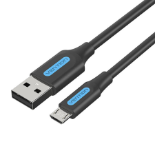 Vention Charging Cable USB 2.0 to Micro USB Vention COLBF 1m (black) kábel és adapter