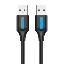 Vention COJBF USB Type-A apa - USB Type-A apa 2.0 Adat és töltő kábel - Fekete/Kék (1m) kábel és adapter