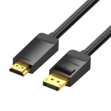 Vention Display Port - HDMI átalakító kábel 2m fekete (HAGBH) kábel és adapter