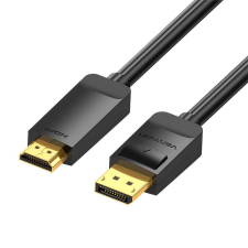 Vention Display Port - HDMI átalakító kábel 3m fekete (HAGBI) (HAGBI) kábel és adapter