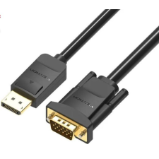 Vention Display Port - VGA átalakító kábel 2m fekete (HBLBH) kábel és adapter