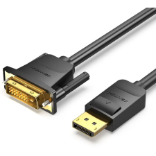 Vention displayport - dvi, (fekete), 1,5m, kábel kábel és adapter