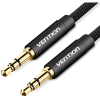 Vention Fabric Braided 3.5mm Jack Male to Male Audio Cable 3m Black Metal Type