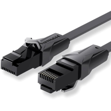 Vention Flat Cat.6 UTP Patch Cable, 30m, fekete kábel és adapter