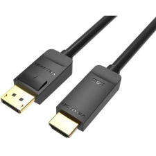 Vention HAGBF DisplayPort 1.2 - HDMI 2.0 Kábel 1m - Fekete (HAGBF) kábel és adapter