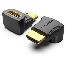 Vention HDMI 90 Degree Male to Female Adapter, fekete kábel és adapter