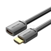 Vention HDMI/M -> HDMI/F 4K HD PVC 1m kábel (fekete) (AHCBF)