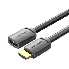 Vention HDMI/M -&gt; HDMI/F 4K HD PVC 1m kábel (fekete) (AHCBF) kábel és adapter