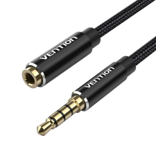 Vention hosszabbító audiokábel TRRS 3.5mm 3m fekete (BHCBI) (BHCBI) kábel és adapter