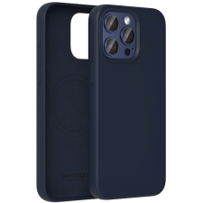 Vention Liquid Silicone Case for iPhone 14 with MagSafe Midnight Blue tok tok és táska