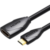 Vention Mini HDMI (M) to HDMI (F) Extension Cable / Adapter 1M Black (ABAAF)