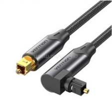 Vention Toslink optikai audio,90 fokos, alu 3m kábel (fekete) (BKDBI) kábel és adapter