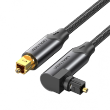  Vention Toslink optikai, (audio,90 fokos, alu,fekete), 5m, kábel kábel és adapter