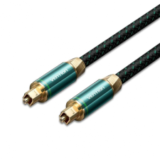 Vention Toslink optikai, (audio,réz, szövet, zöld), 5m, kábel kábel és adapter