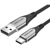 Vention Type-C (USB-C) to USB 2.0 Cable 3A Gray 0.5m Aluminum Alloy Type