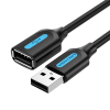 Vention USB 2.0 hosszabító kábel 1m fekete (CBIBF) (CBIBF)