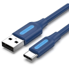Vention USB 2.0 to USB-C 3A Cable 1m Deep Blue
