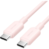 Vention USB 2.0 Type-C Male to Type-C Male 3A Cable 2M Pink PVC Type (TRCPH)