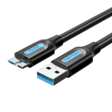 Vention USB 3.0 A-Micro-B kábel Vention COPBD 0,5m Fekete PVC kábel és adapter