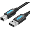 Vention USB-A 2.0/M -> USB-B/M PVC nyomtatókábel 5m (fekete) (COQBJ)