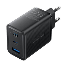 Vention USB-A + 2xUSB-C hálózati töltő 65W fekete (FERB0-EU) (FERB0-EU) mobiltelefon kellék