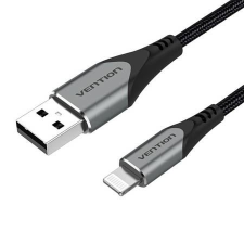 Vention USB-A - Lightning kábel 2.4A 1m fekete (LABHF) (LABHF) kábel és adapter