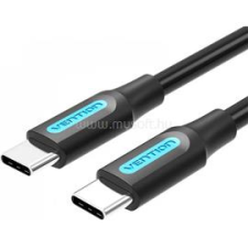 Vention USB-C 2.0/M 1m, PVC kábel (fekete)  (COSBF) kábel és adapter