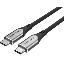  Vention USB-C 3.1/M -> USB-C 3.1/M, (szövet, szürke), 0,5m, kábel kábel és adapter