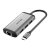 Vention USB-C - HDMI, 3x USB3.0, RJ45, PD dokkoló állomás 0,15m szürke (CNCHB) (CNCHB)