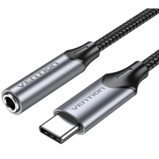 Vention usb-c/m - 3.5mm/f , (fülhallgató, alu,szürke), 0,1m, kábel kábel és adapter